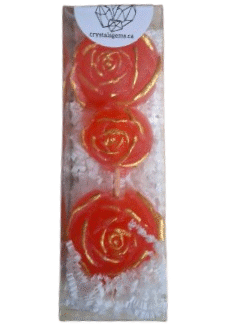 Crystal Gems Rose Pops 98g