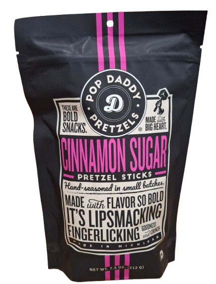 Pop Daddy Cinnamon Sugar Pretzels 212g