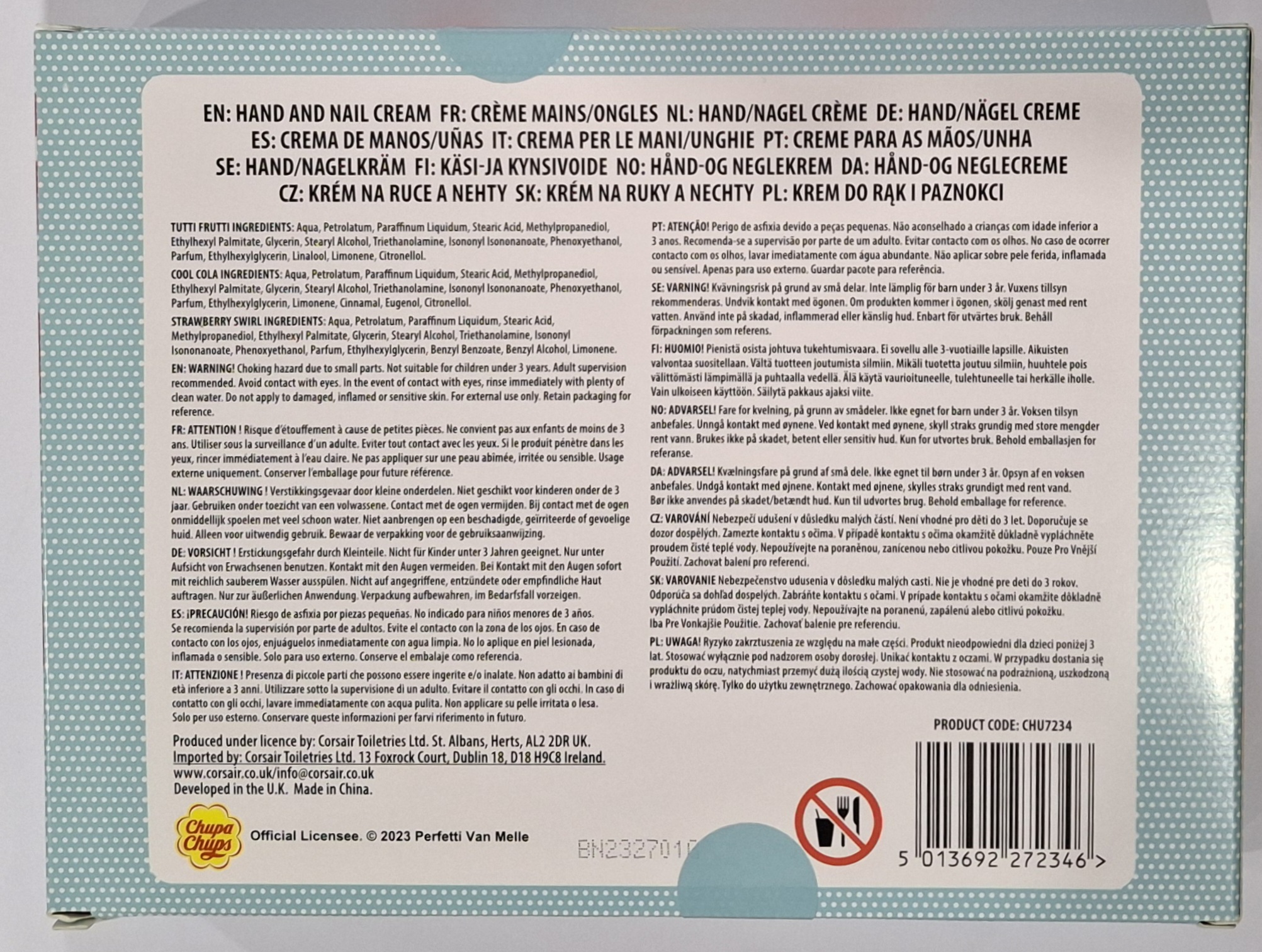 Chupa Chups Hand Cream 150ml - Image 2