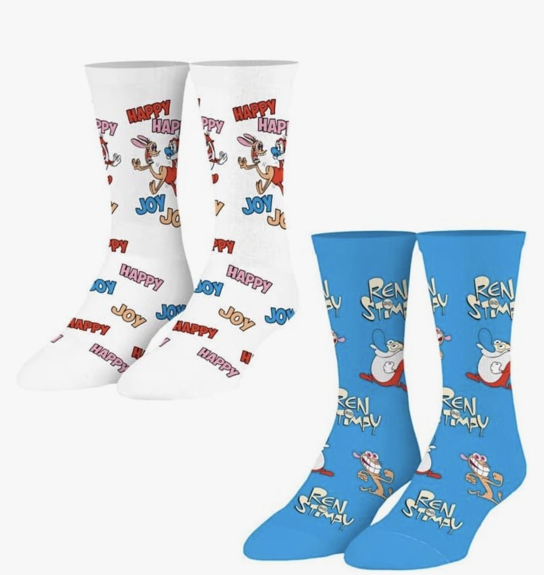 Odd Socks Ren and Stimpy
