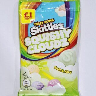 Skittles Crazy Sours Squishy Cloudz 70g UK