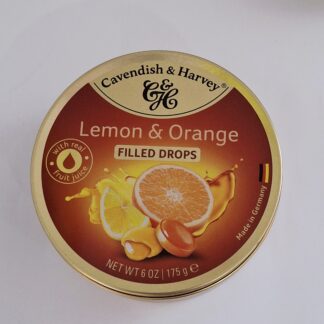 Cavendish and Harvey Filled Double Fruit Drops Lemon and Orange