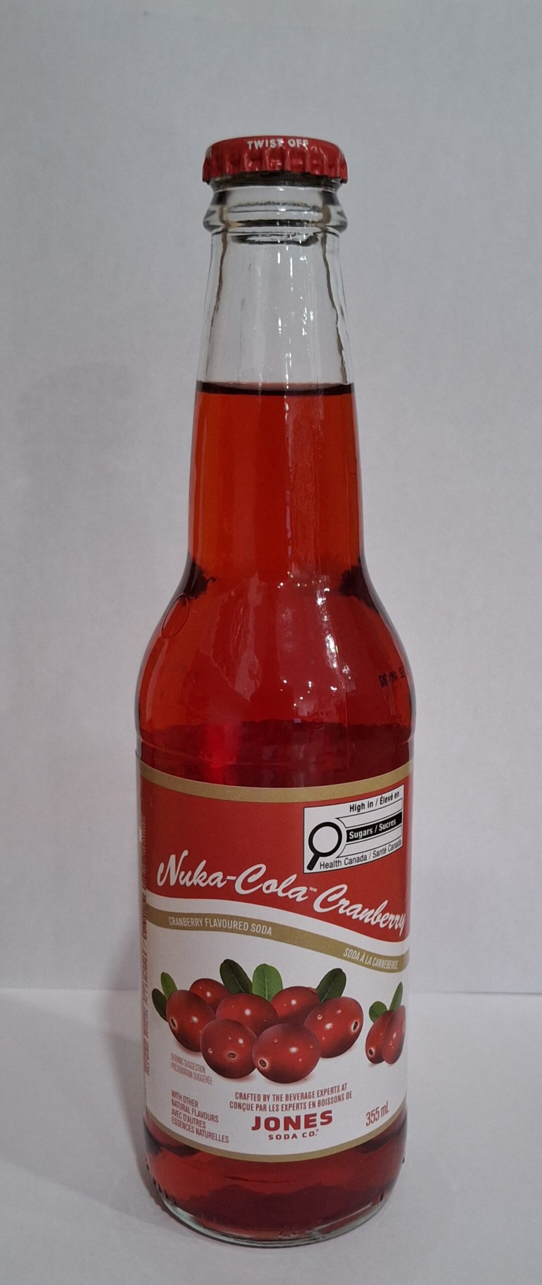 Jones Soda Fallout; Sunset Sarsaparilla, Nuka Grape, Nuka Cola Quantum, Nuka Quartz Cola, Nuka Cranberry 355ml-Limited Edition - Image 4