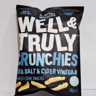 Well and Truly Crunchies Sea Salt and Cider Vinegar 30g