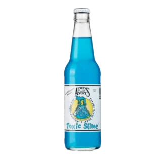 Avery's Toxic Slime Blue Raspberry Orange Soda 355ml