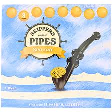 Skipper's Sea Salt Licorice Pipe 8-pack 136g