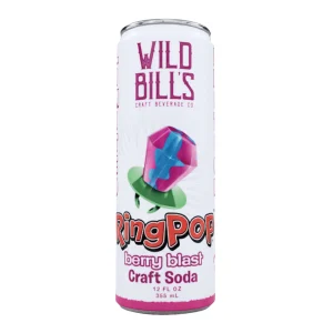 Wild Bill's Soda Ring Pop Berry Blast 355ml