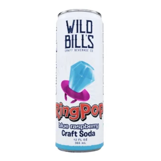 Wild Bill's Soda Ring Pop Blue Raspberry 355ml